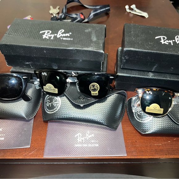Rayban clubmaster/wayfarer Available.  With case and Box. - Picture 6 of 7